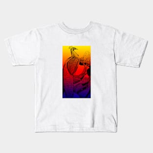 mysterious peacock Kids T-Shirt